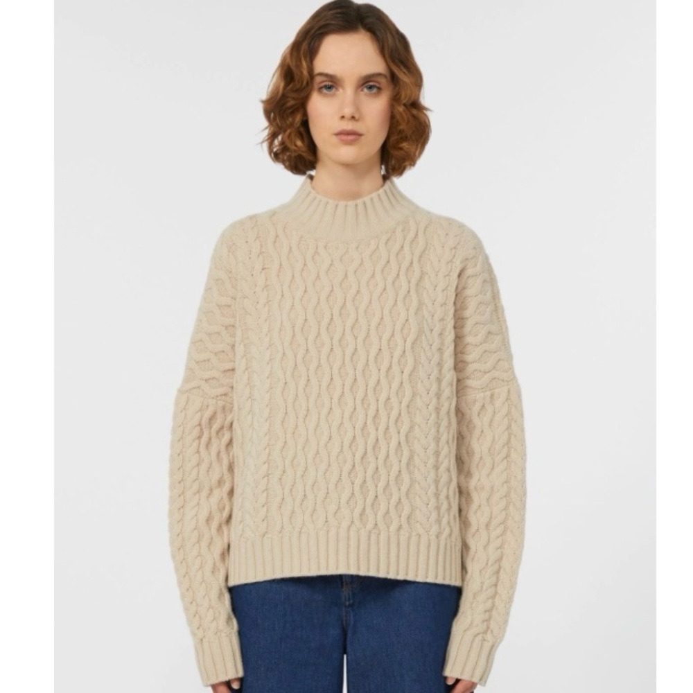 MaxMara Weekend Wool Cable Knit Sweater - Picture 8 of 8